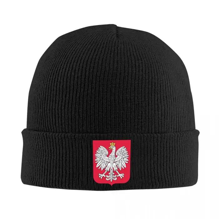 Bonnet unisexe personnalisé pour femme, Skullies, chapeau chaud, blason, Skullies, Royaume de Pologn
