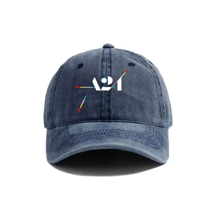 A24 casquettes de Baseball chapeaux en détresse casquette hommes femmes rétro en plein air été régla