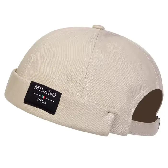Casquettes pour hommes MILANO ITALIA avec étiquette cousue, ajustables, pour le printemps et l'autom