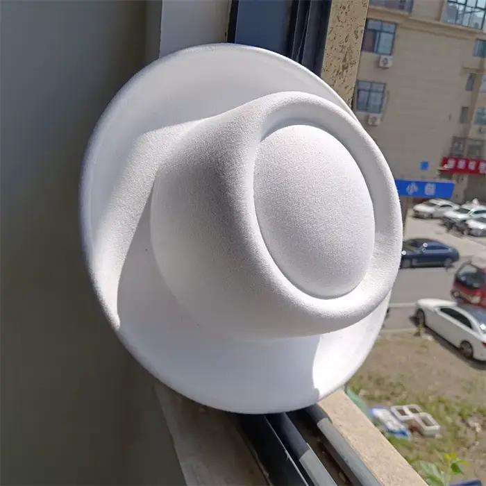 Chapeau de tarte de porc Fedora petit chapeau plat en feutre de plumes de perles pour hommes chapeau