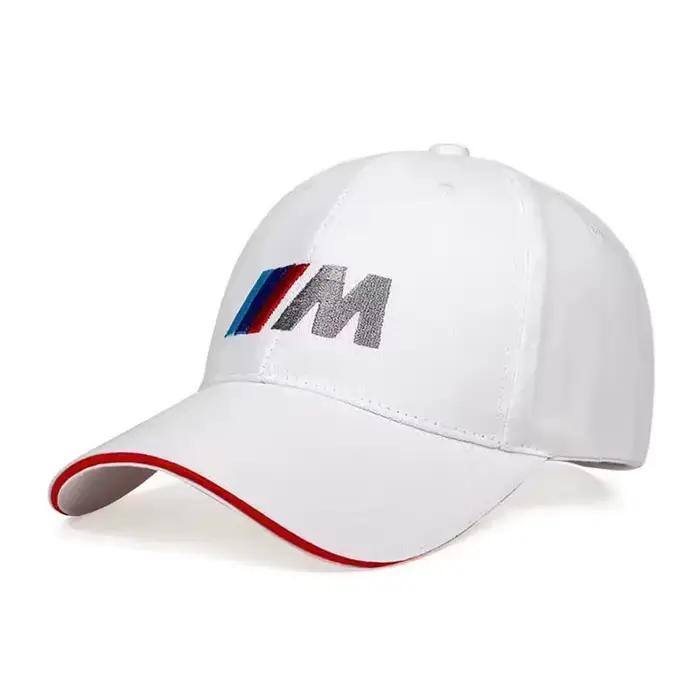 Casquette de baseball pour voiture de course, rallye en plein air, motif brodé en coton pour chapeau