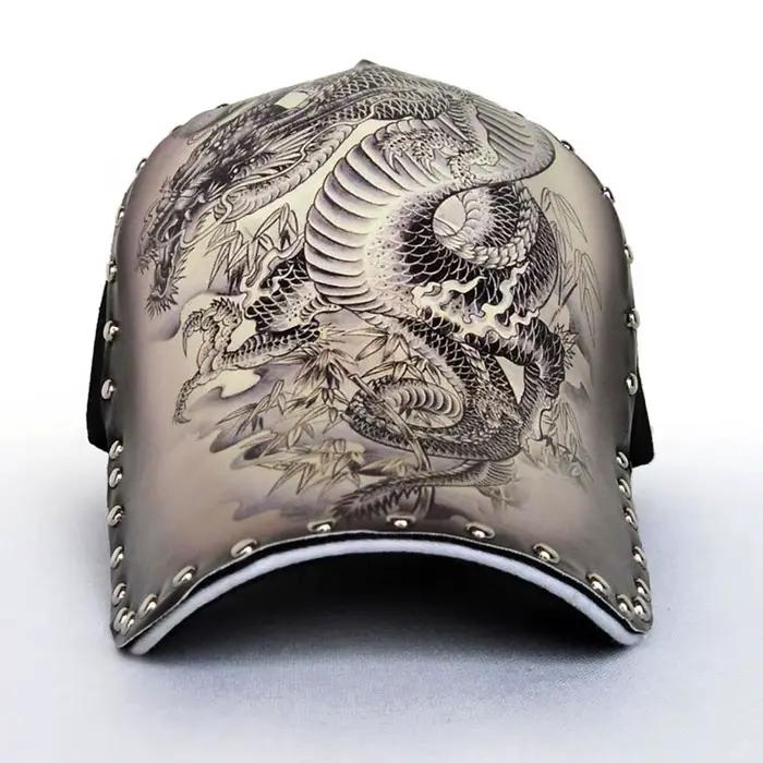 Casquettes de baseball FS Brand 3D Print Chinese Dragon pour hommes, chapeau vintage pour femmes, ca