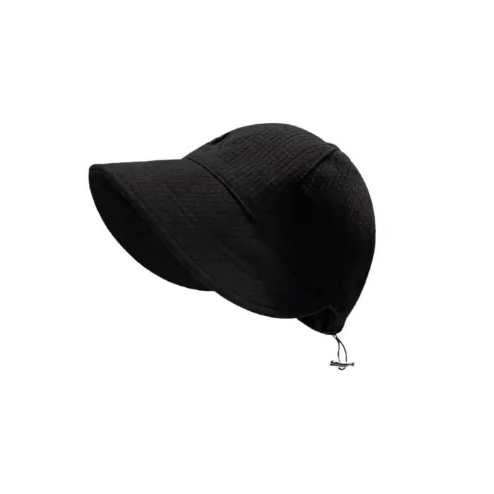 Chapeau de pêcheur gaufré pour femmes, pare-soleil en Fiber de Polyester, à la mode, capuche de Base