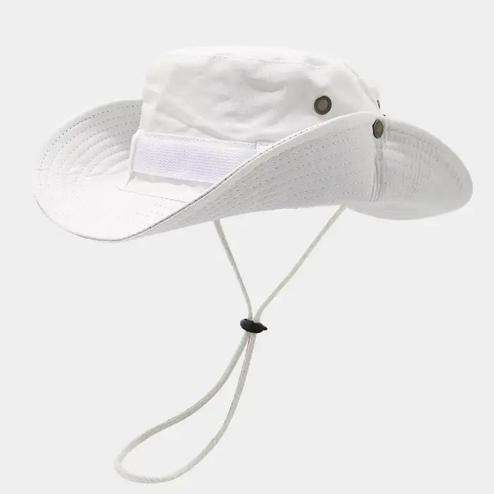 Chapeaux de pêcheur à large bord pour femmes et hommes, chapeau de soleil de pêche de plage respiran