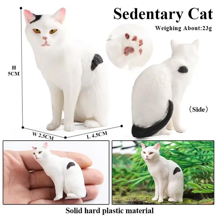 Oenux chat modèle siamois Devon Rex Sphynx Ragdoll persan Figurine chat Kitty Bobtails Figurine mign