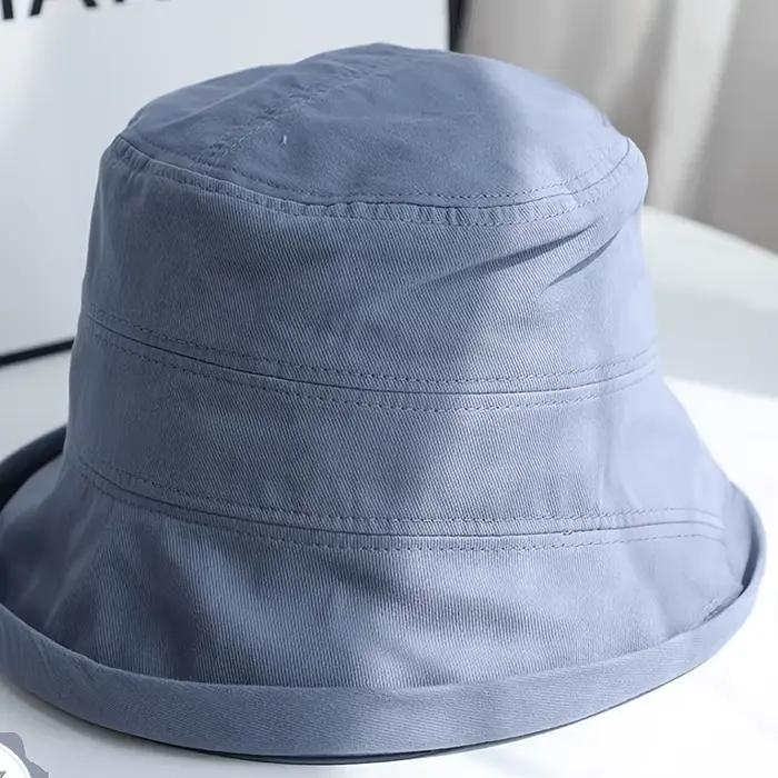 Chapeau de soleil d'été pour femme, chapeau de pêcheur anti-UV, chapeau de protection solaire à larg