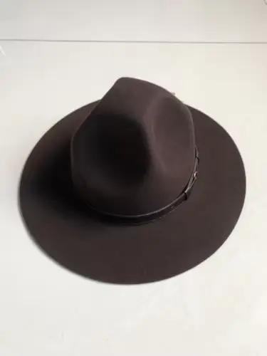 Chapeau en laine de forme spéciale de la police montée du Canada, casquettes supérieures en feutre 1