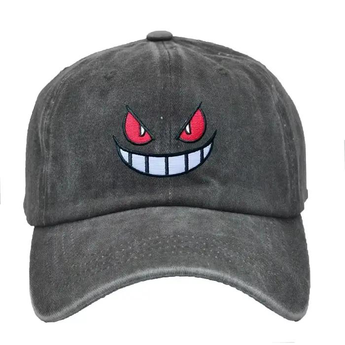 Anime Pokemon Gengar casquettes de Baseball chapeaux de relance casquettes de sport réglables chapea