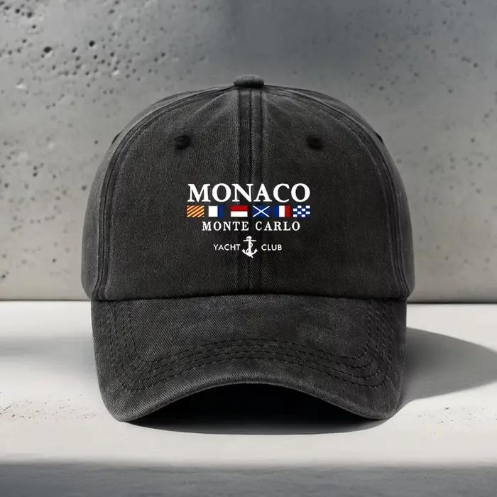 Casquette de baseball tendance à motif géométrique MONACO, casquette rétro pour papa, chapeau décont