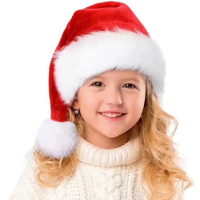Chapeau de noël pour enfants, premier chapeau de père noël pour bébés et tout-petits, nouvel an, acc