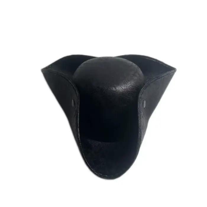 Chapeaux de soleil en simili cuir, chapeau de pirate vintage, chapeau de capitaine pour hommes et fe