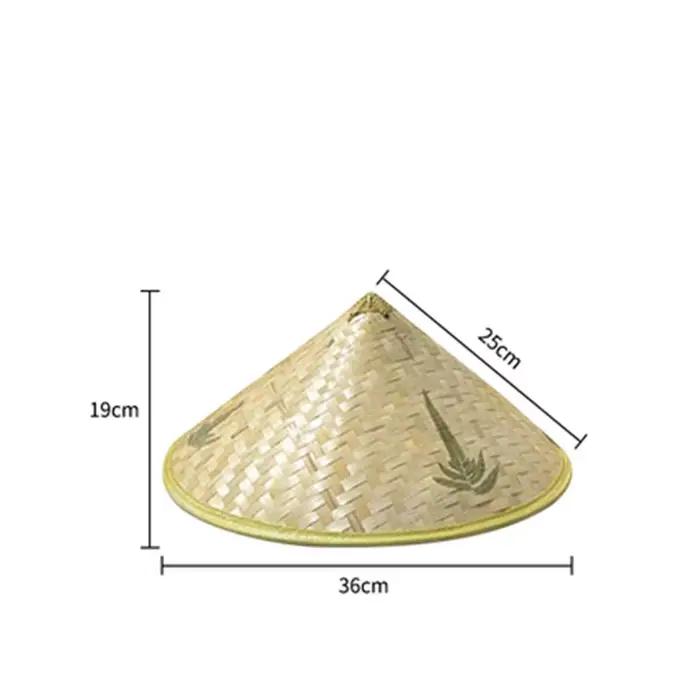 Chapeau de paille fait main en rotin, pare-soleil avec sangle de menton réglable pour la pêche, le j