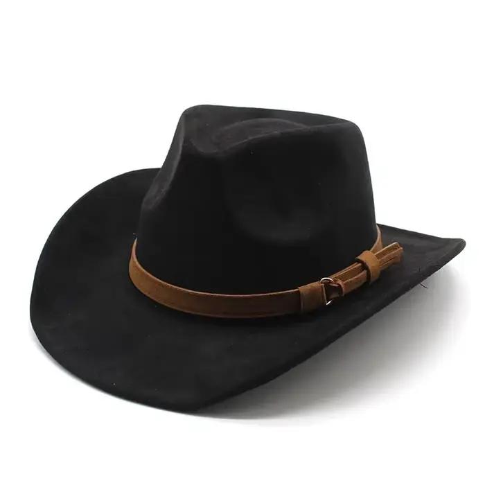 Chapeaux en feutre de laine de Style européen et américain, chapeaux de couple pour hommes et femmes