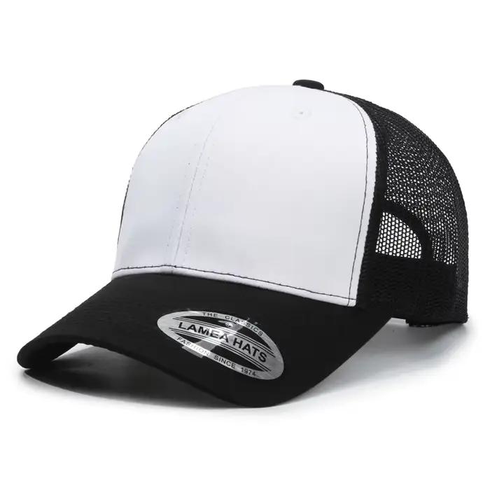 Casquette de baseball épissée de couleur avec logo personnalisé avec sangle réglable pour les conduc