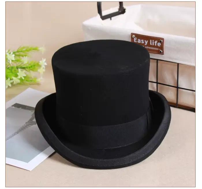 Chapeau plat en laine 2024 pour homme, chapeau Fedora tendance, chapeau Panama polyvalent, chapeau d