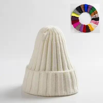 Chapeau d'Hiver en Coton Mélangé pour Homme et Femme, Unisexe, Solide, Chaud, Doux, HIP, Salle de Ba
