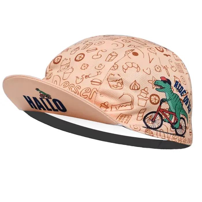 Casquette de cyclisme dinosaure personnalisée pour hommes et femmes, chapeaux de vélo de sport de co