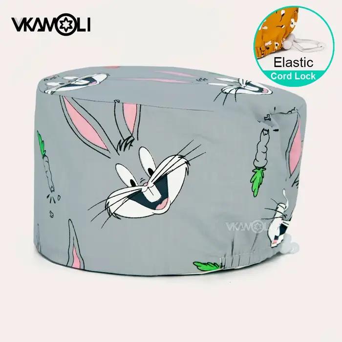 Chapeau de travail pour médecin, chapeau élastique avec serviette de sueur, casquette de gommage rég