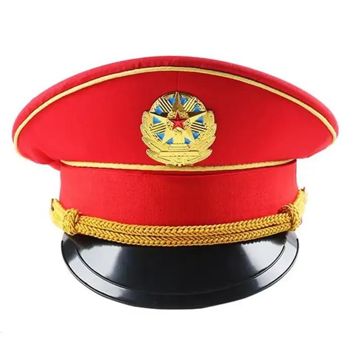 Casquette de Performance rouge de mode britannique, chapeau militaire vert, chapeaux de l'armée de p