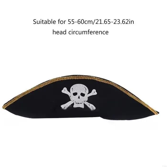 Chapeau capitaine Pirate pour femmes hommes