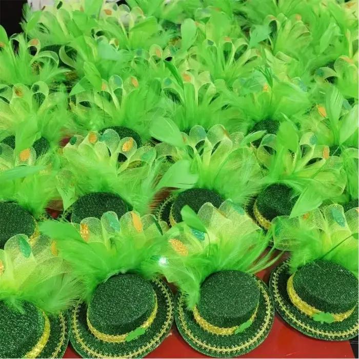 39BD chapeau bibi vert bandeau