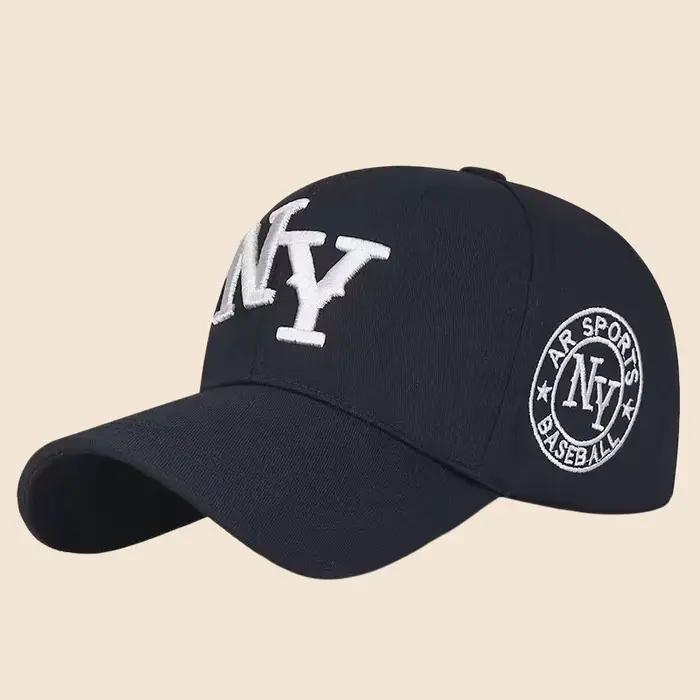 Casquette de baseball style New York avec logo NY brodé en 3D