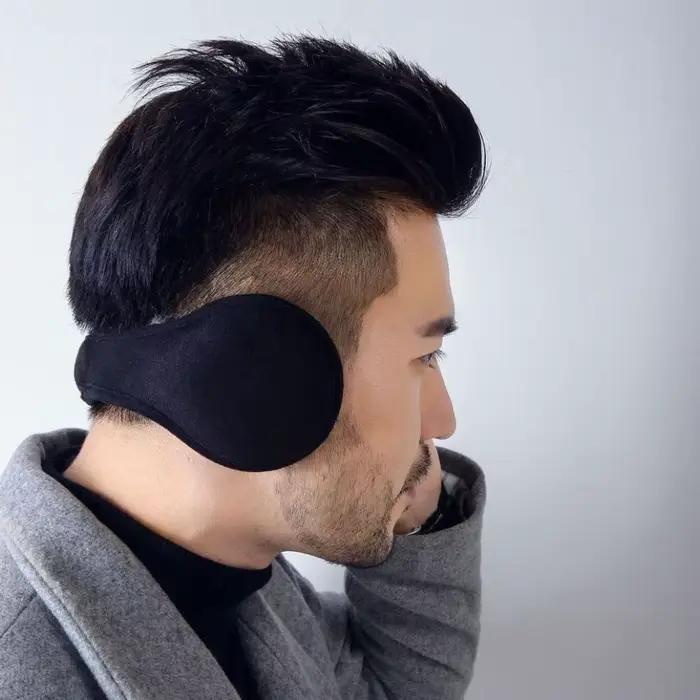 Cache-oreilles pliables d'hiver en polaire épaisse