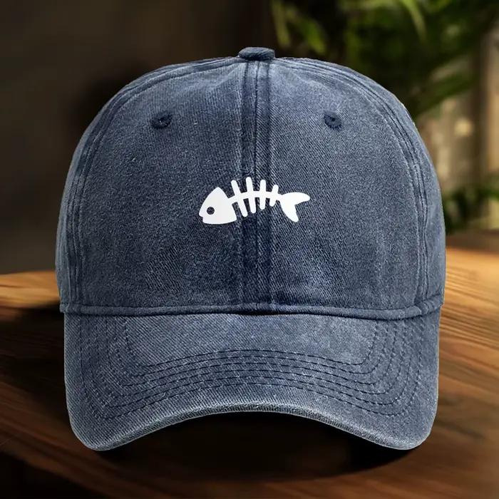 Casquette de Baseball en os de poisson