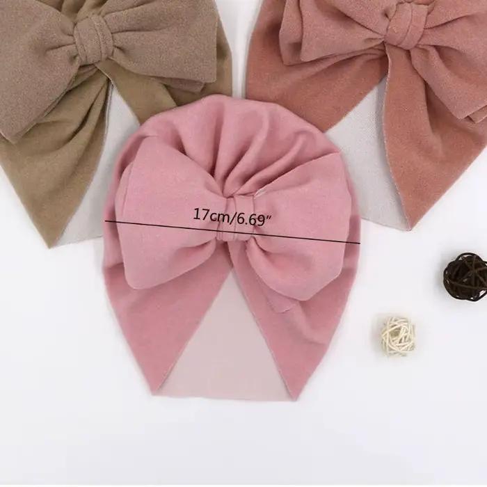 Baby Hat Girls Bows Turban Hat Photography Infant Props