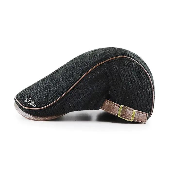 Nouveau béret tricoté JAMONT en coton polyvalent pour hommes et femmes, bérets sport patchwork, 7 couleurs, quatre saisons, style anglais, cadeau idéal