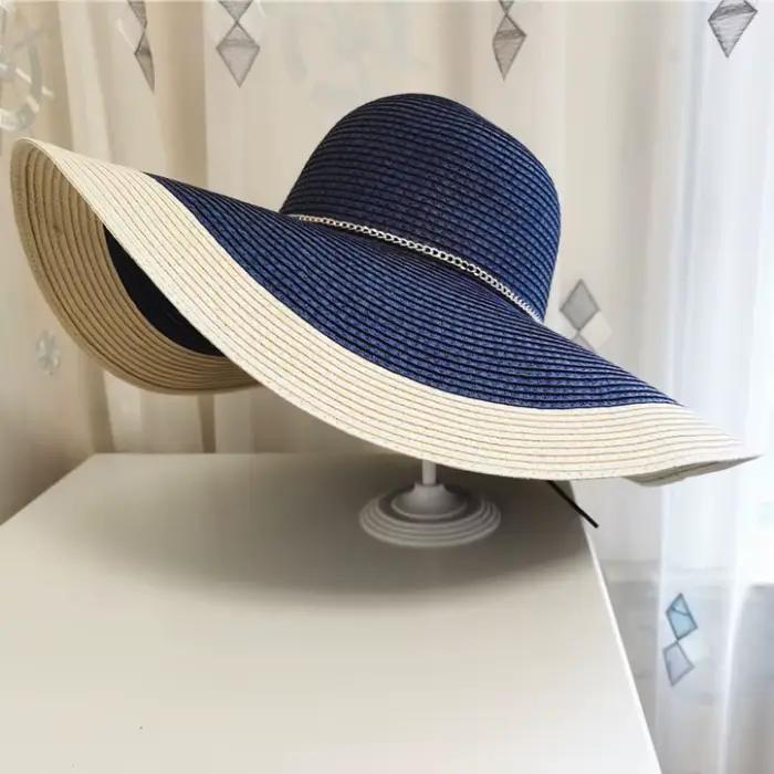 Chapeau de plage à Large bord pour femmes