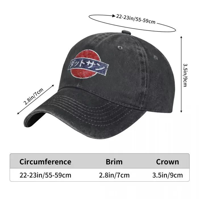 Casquette d'été pare-soleil Datsun Vintage voiture japonaise classique Hip Hop casquettes Meme Cowboy chapeau chapeaux à pointe