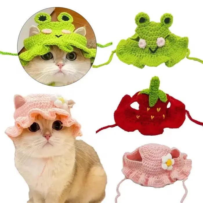 Chapeau de chat fait à la main