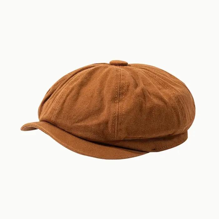 Casquette plate pour homme grande taille