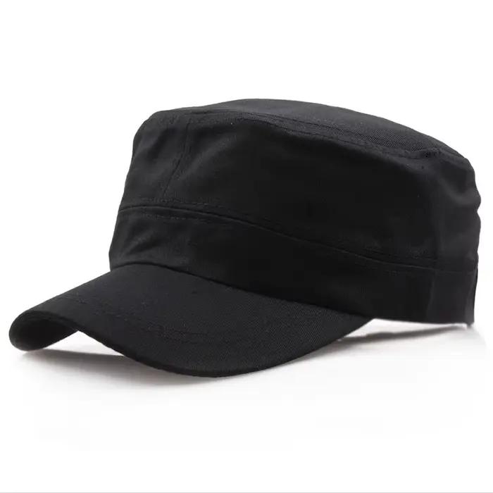 Chapeau militaire unisexe ajustable en coton pour hommes et femmes, multi-saisons, style décontracté pour diverses occasions