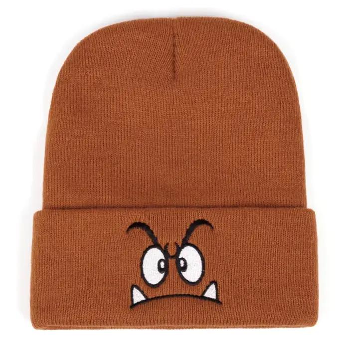 Chapeau tricoté de dessin animé drôle