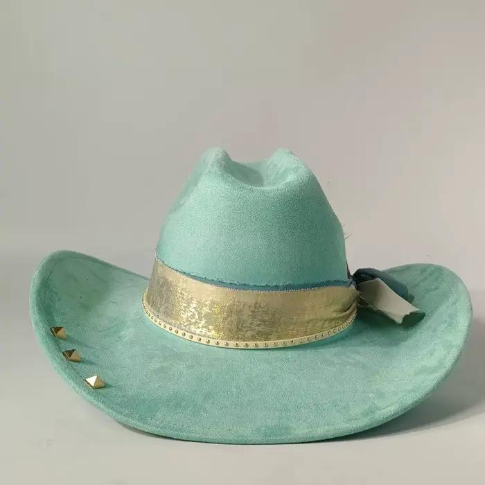 Chapeau en jean en daim pour hommes