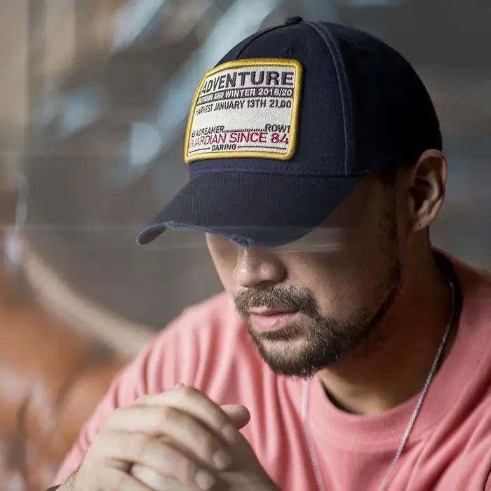 Casquette de baseball réglable avec lettre rétro Maden
