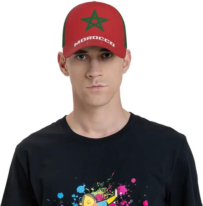 Casquette de Baseball drapeau marocain Cool