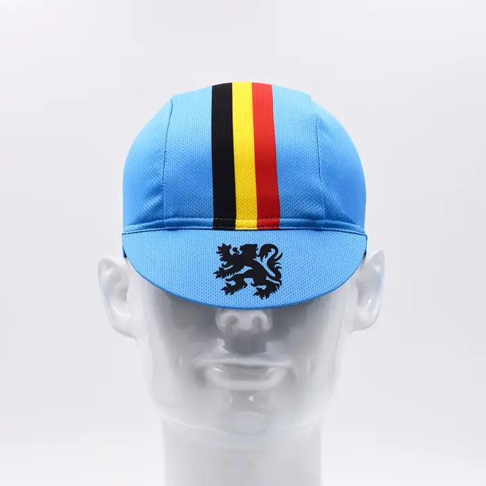 Casquette de cyclisme classique unisexe respirante bleue pour homme et femme occasions sportives de vélo et randonnées