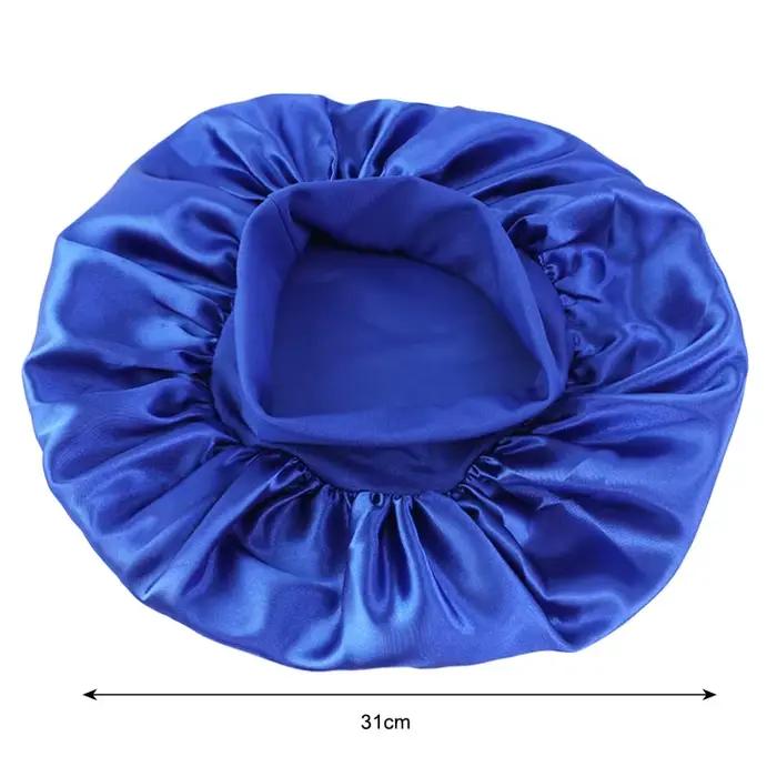 Bonnet de nuit en Satin à large bord