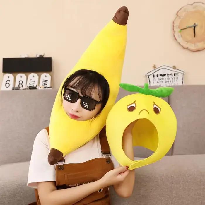 Chapeau de Costume de fête banane drôle