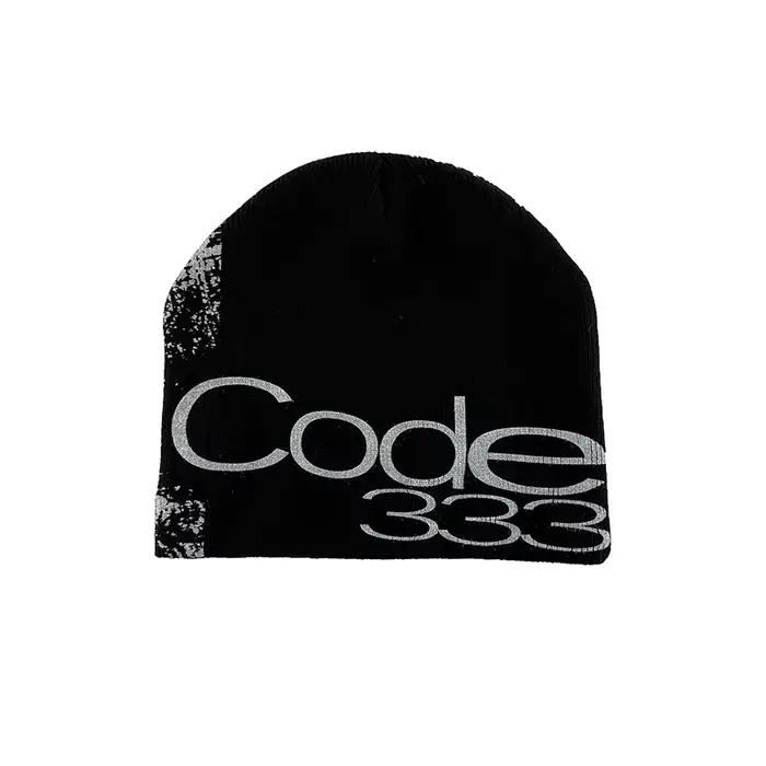 Chapeau en tricot gothique rétro foncé