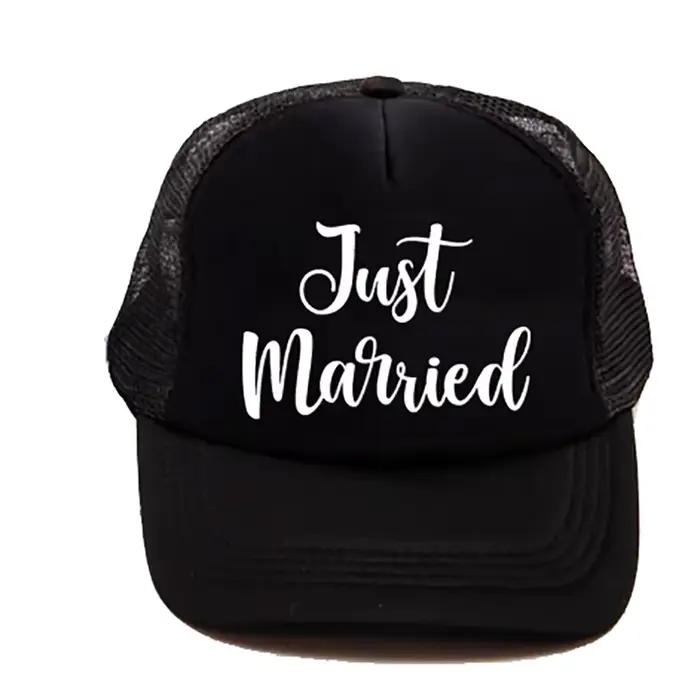 Chapeau de camionneur blanc et noir
