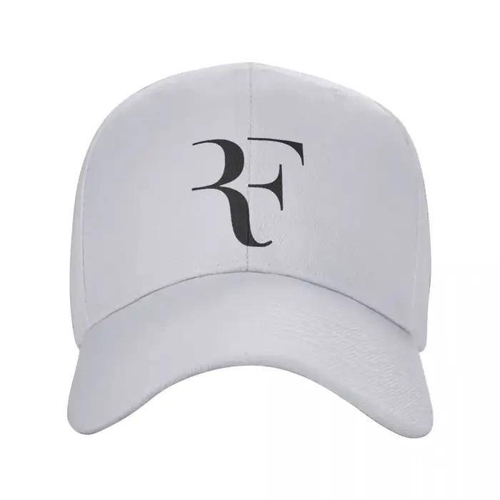 Hommes femmes RF Roger Federer Patch chapeaux de Tennis casquettes de Baseball incurvées chapeau en Polyester