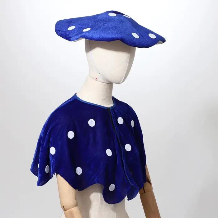 Chapeau champignon avec Cape châle