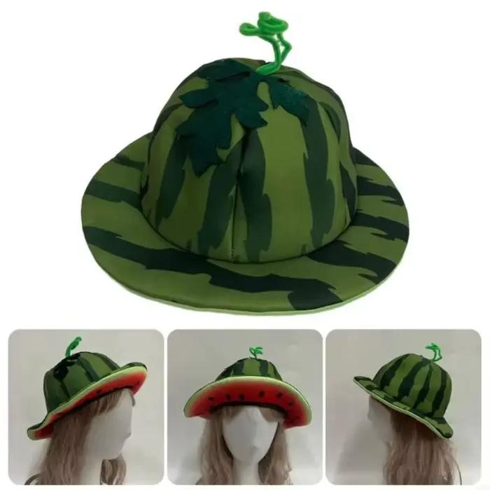 Chapeau de pastèque créatif de dessin animé