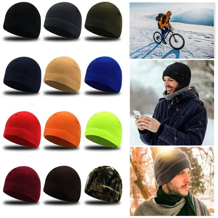 Chapeau de sport en polaire pour hommes et femmes, chapeau de pêche, cyclisme, chasse, tactique militaire, chaud, coupe-vent, hiver, Camping, randonnée