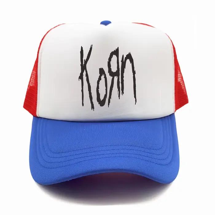 Korn métal groupe de Rock casquette de camionneur été hommes drôle