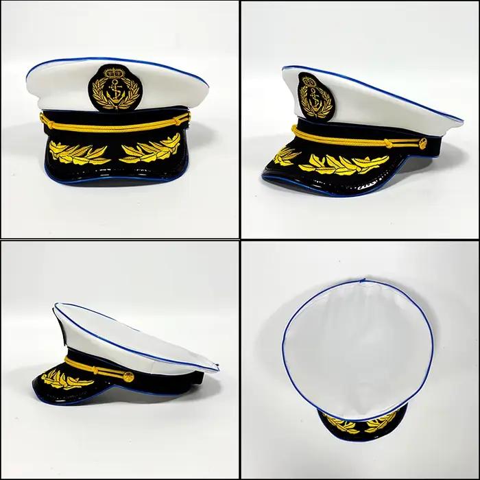 1 Chapeau Lumineux Bleu Marine pour Fêtes